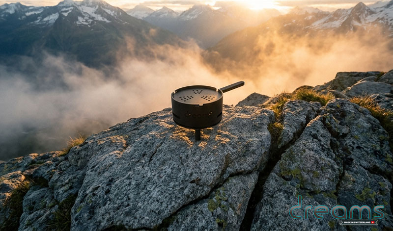Dreams HMD in den Schweizer Alpen Aufsicht